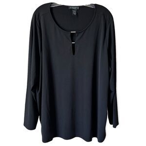Grace The Perfect Fit Black Long Sleeve Tunic